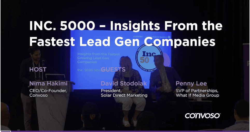 INC 5000 Panel - Lead Gen Insights