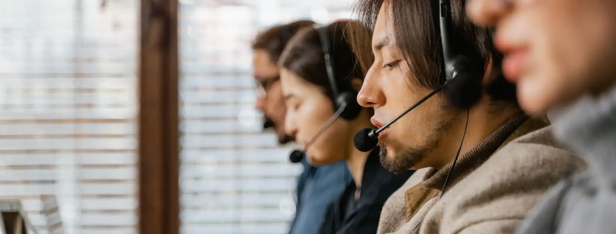 Call Center Staff On Duty