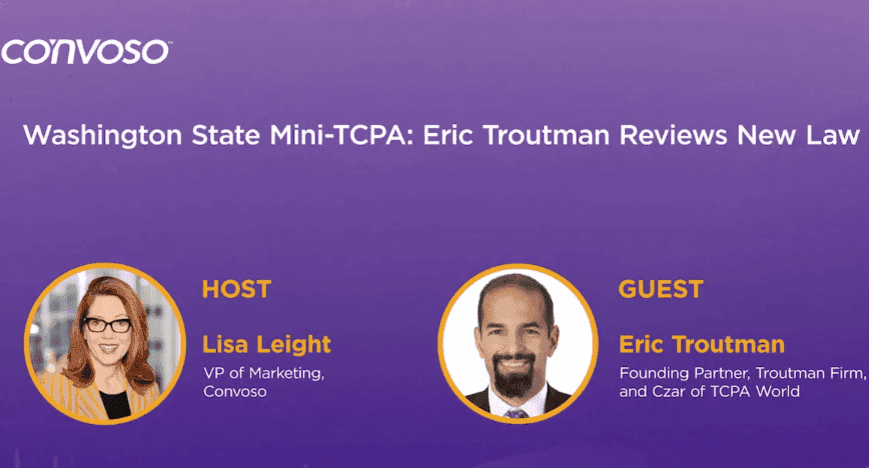 Eric Troutman Reviews New Washington Mini-TCPA Law