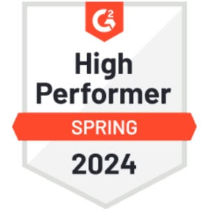 G2 High Performer Spring 2024